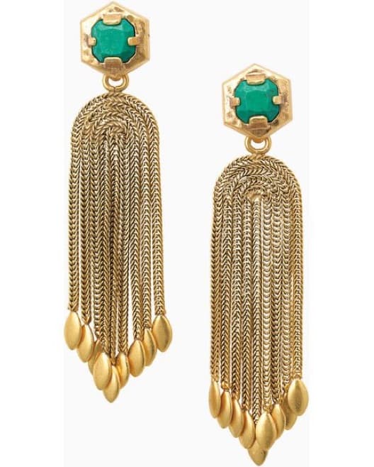 stella & dot western turquoise stud / drop 2-in-1 - Image 1