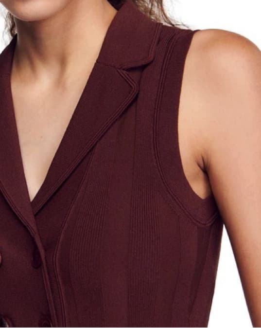 Sandro Salune Knit Vest - Image 2