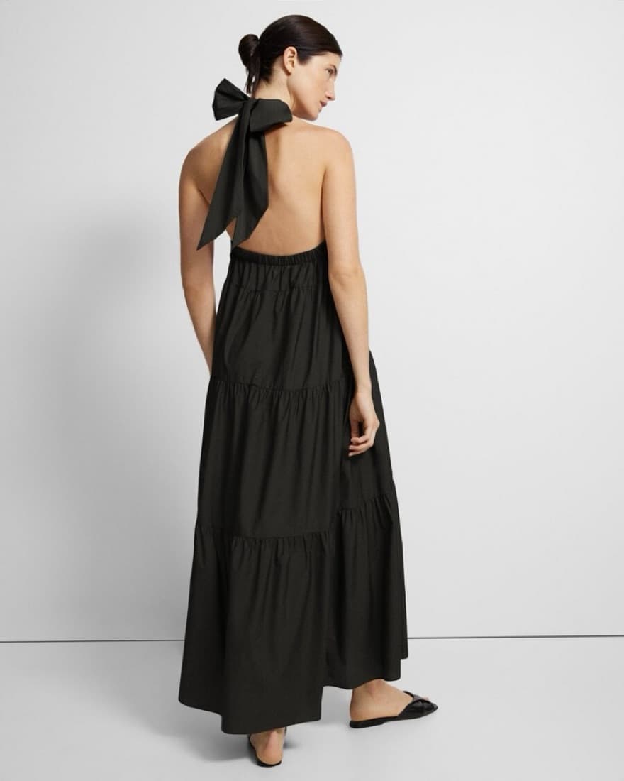 Black Theory High-Neck Gown - Image 1