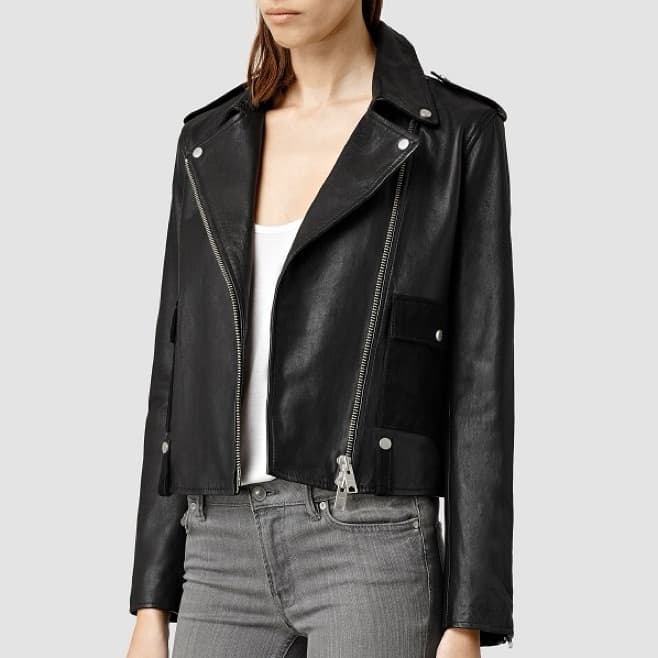 All Saints Leather Jacket - Image 1