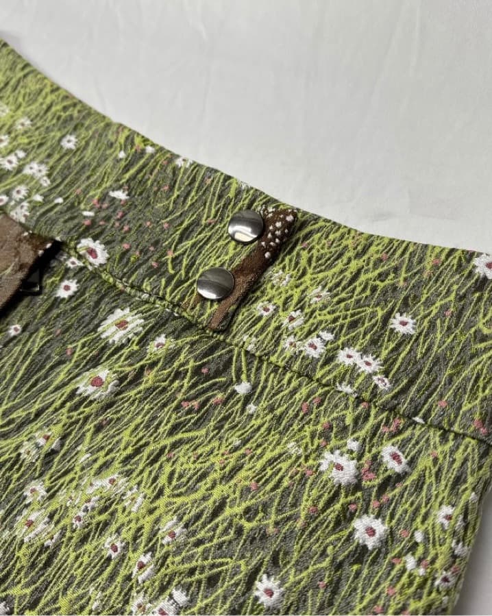 Giambattista Embroidered Deer Skirt  - Image 3