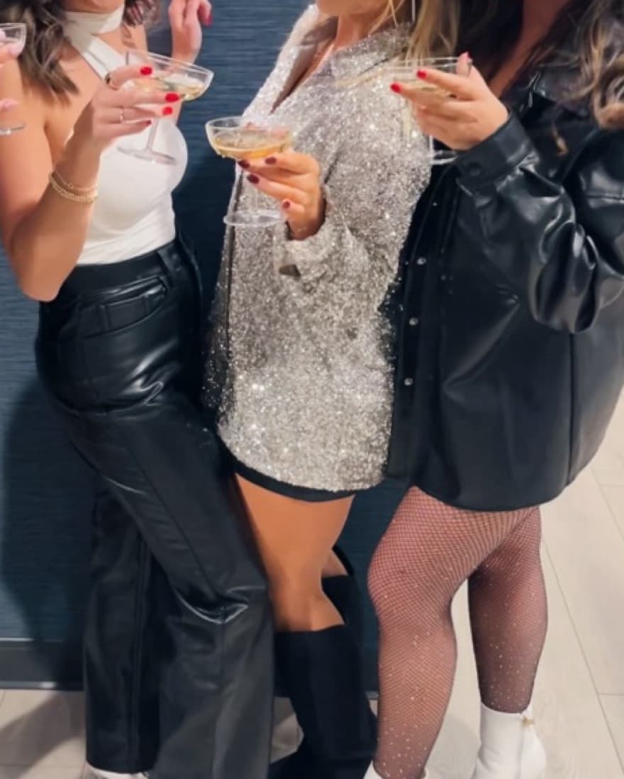 Sequin Button-up Shirt - Image 2