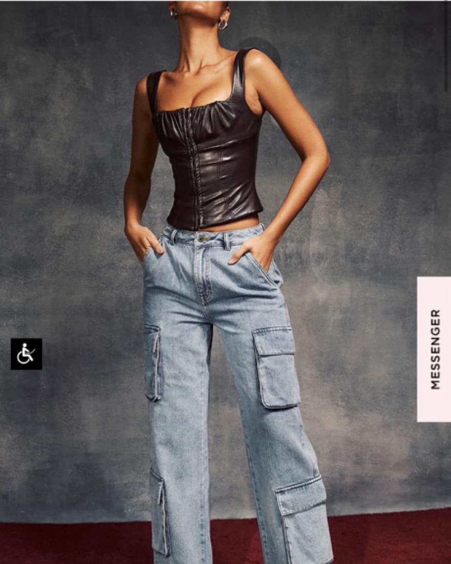 House Of Cb James Dark Brown Corset Top - Image 2