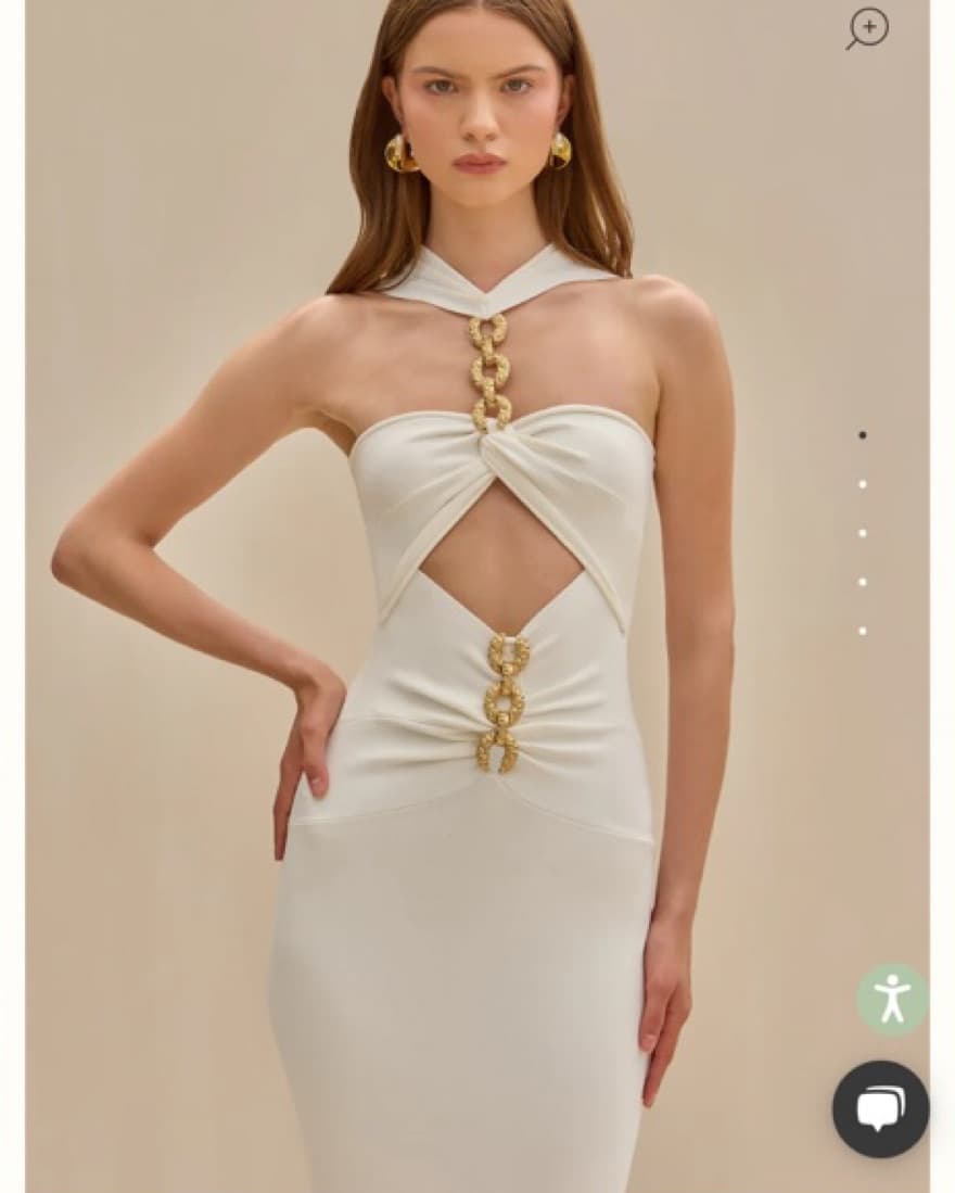 Cult Gaia Cristos Dress In White  - Image 1