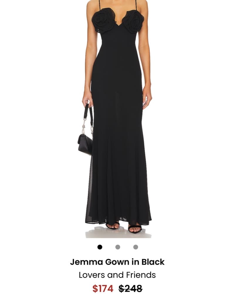 Elegant Black Gown - Image 1