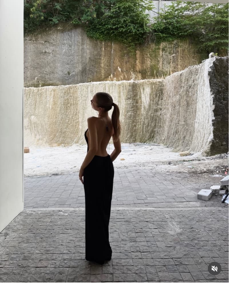 Black I.AM.GIA Backless Dress - Image 3