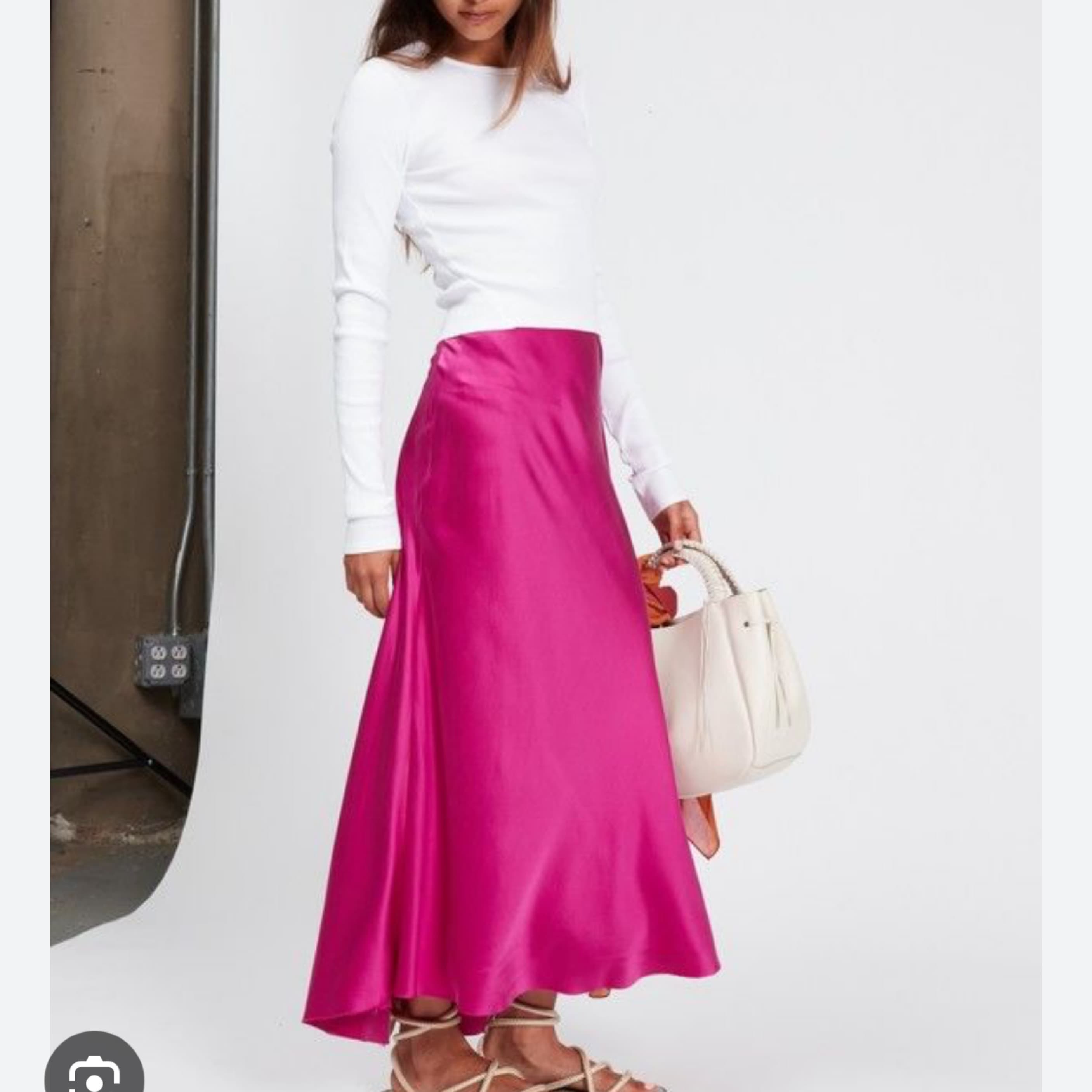 Rag & Bone Magenta Jaci Silk Midi Set - Image 3