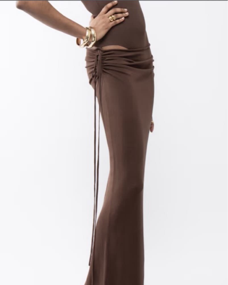Arakii Draped Cut Out Dress - Image 4