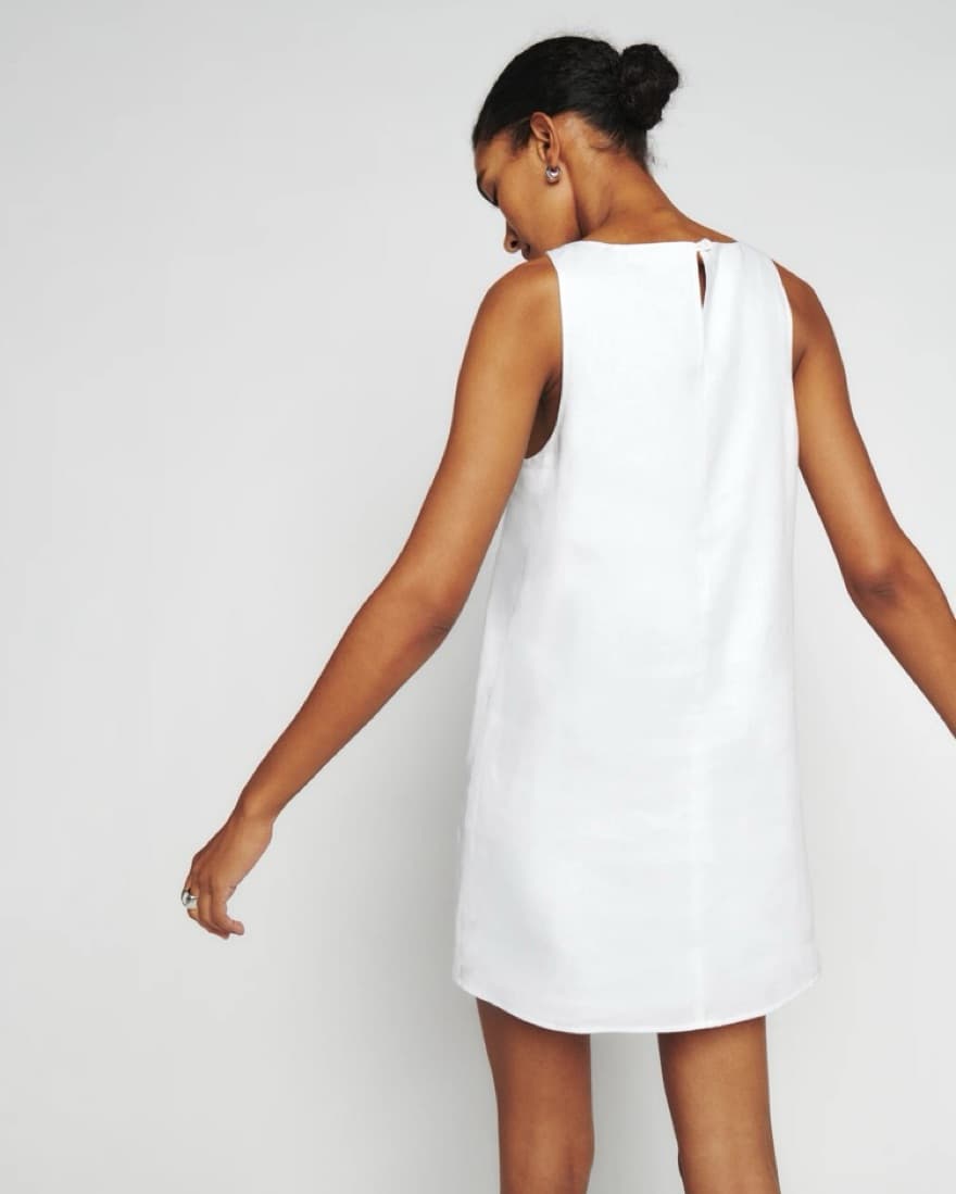 Reformation Jessi Linen Dress - Image 3