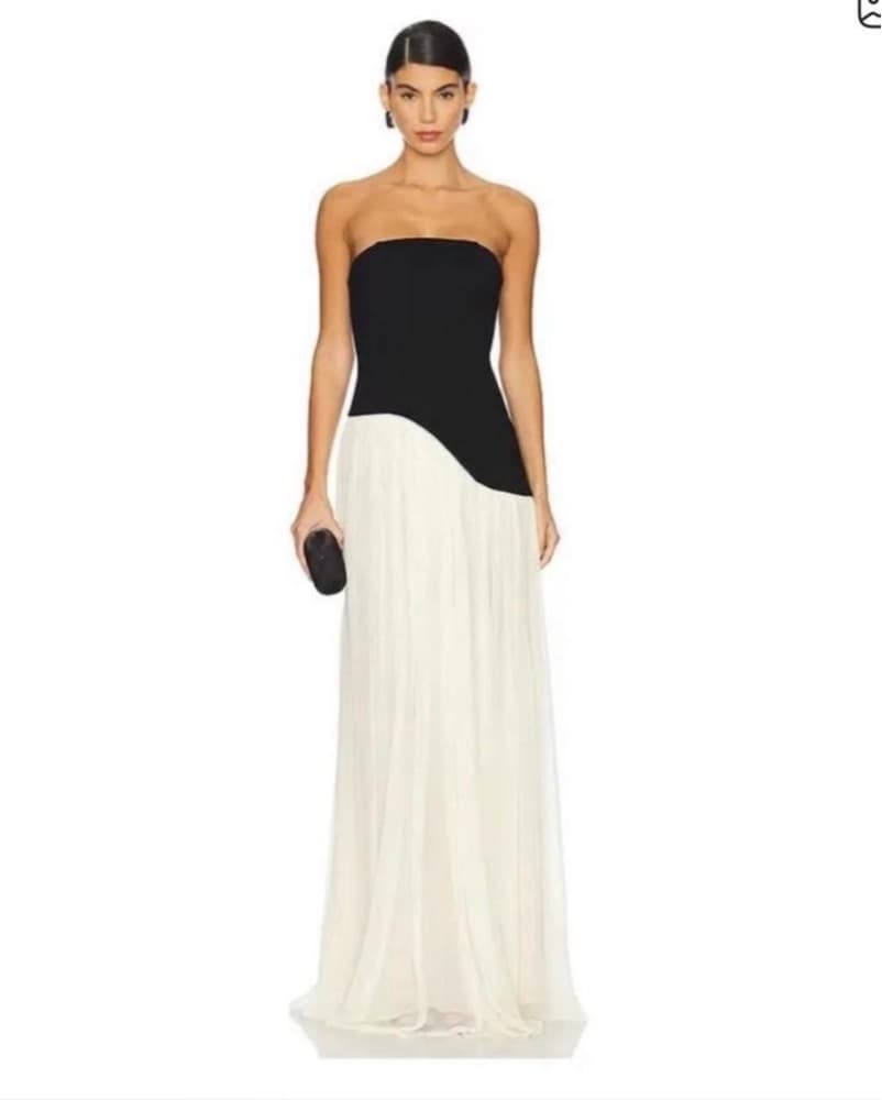 Black And White Gown - Image 2