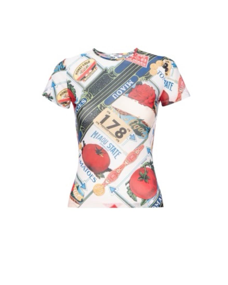 Miaou Tomato Tee - Image 1