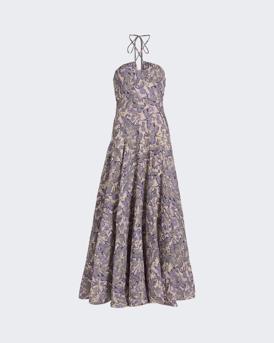 Agua Bendita Aririo Halter Maxi Dress - Image 2