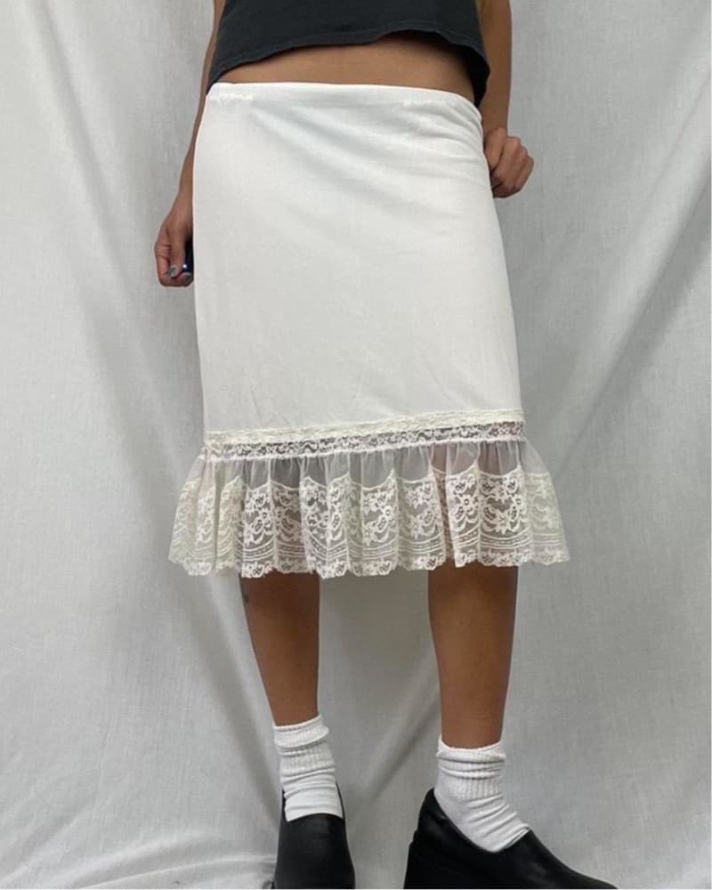 Vintage Slip Skirt - Image 1