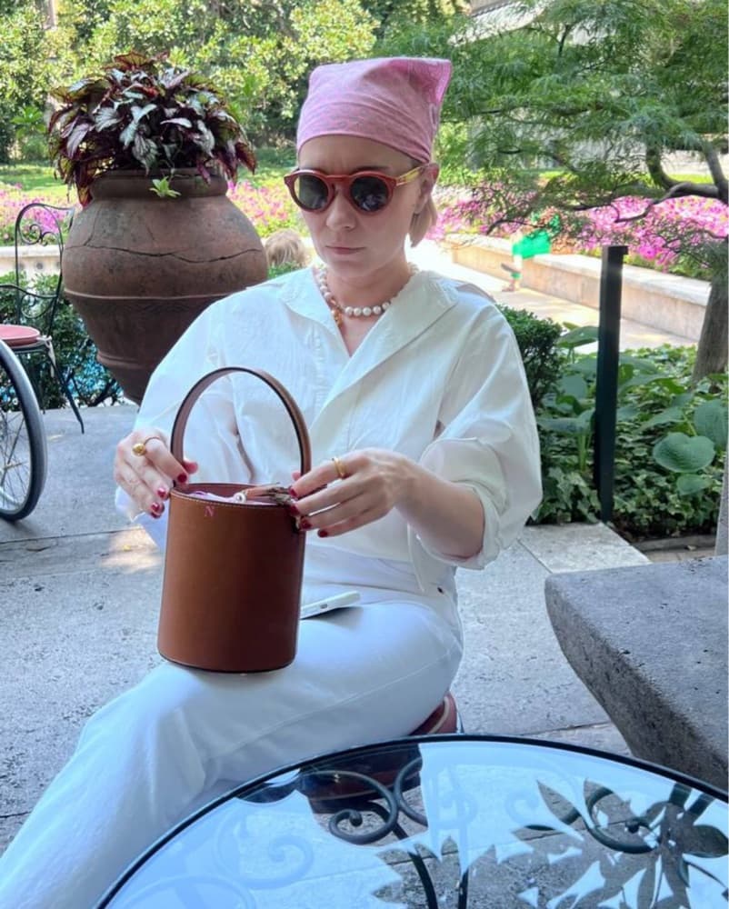 LE NOM Leather Bucket Bag - Image 1
