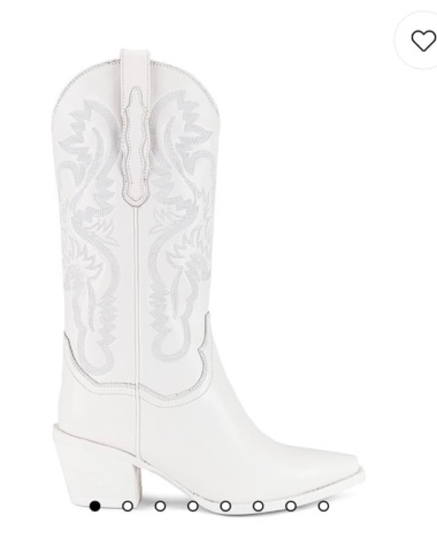 Jeffrey Campbell White Cowboy Boots - Image 4