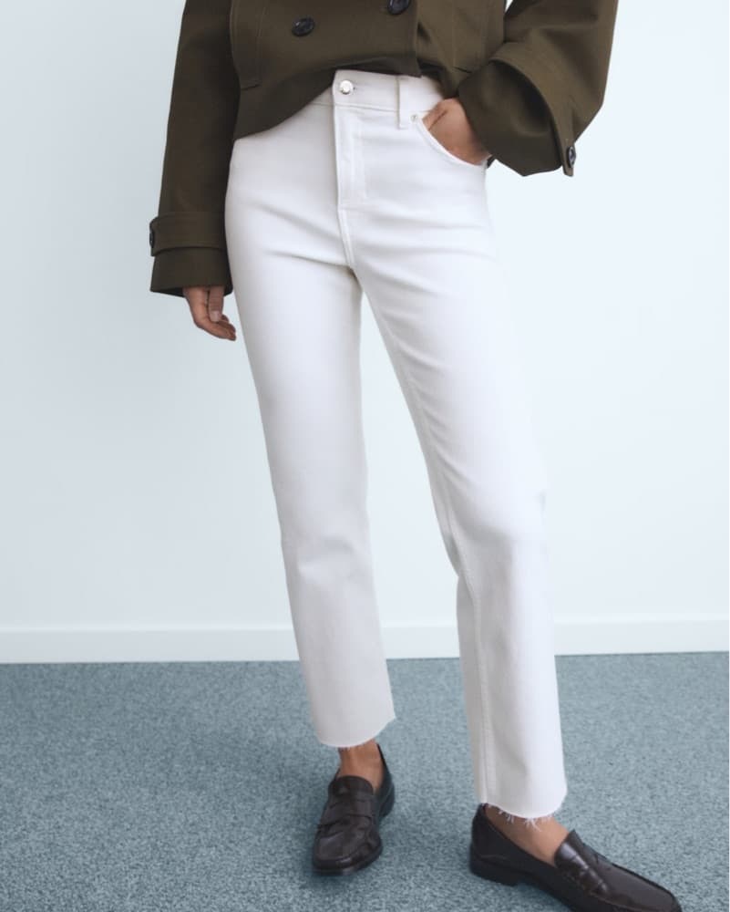 Mango Sienna White Jeans - Image 1
