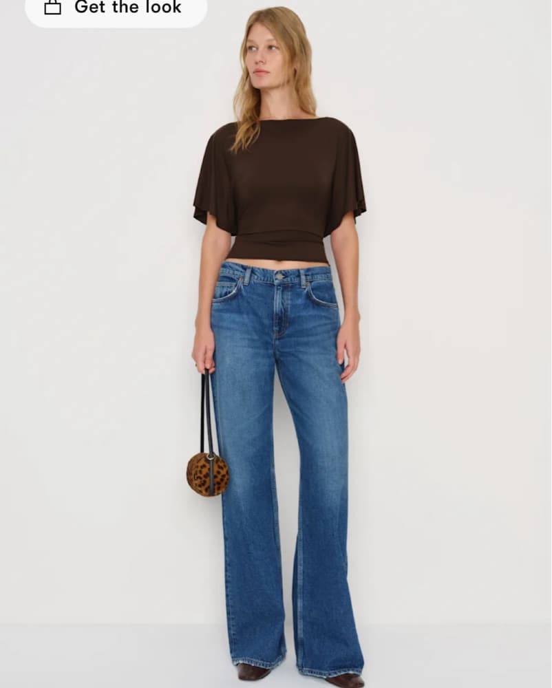 Reformation Brown Avery Top - Image 3