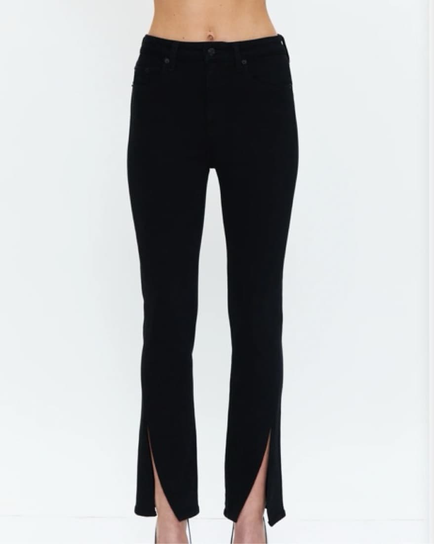 Pistola High Rise Black Slit Jeans - Image 1