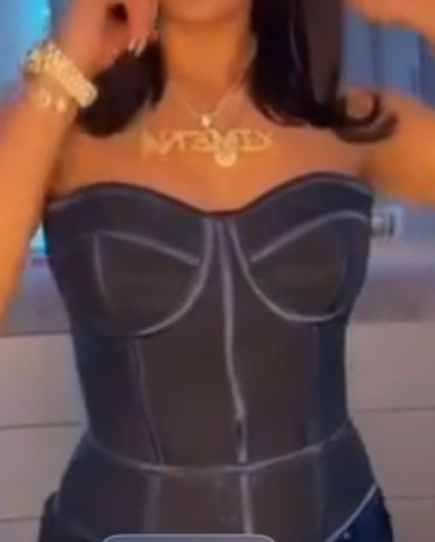 BethelHelena Navy Blue Corset - Image 3
