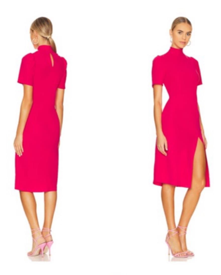 Amanda Uprichard Slit Midi Dress - Image 3
