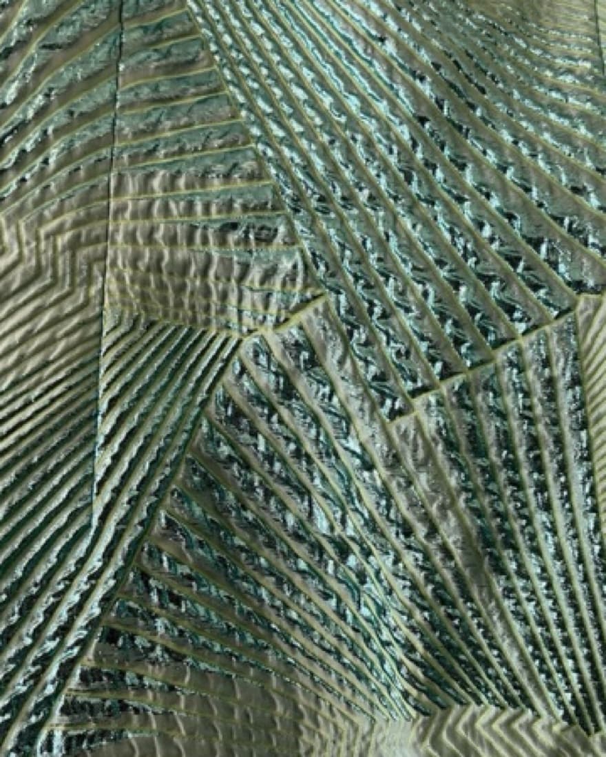 The Bar Metallic Print Dress - Image 4