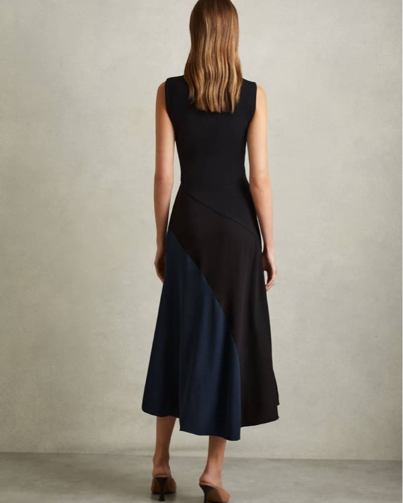 Reiss Black Midi Dress - Image 2
