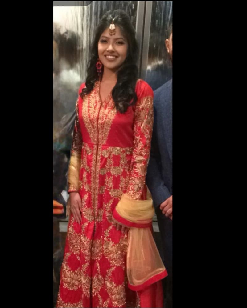 Red and Yellow Indian Outfit - Image 2