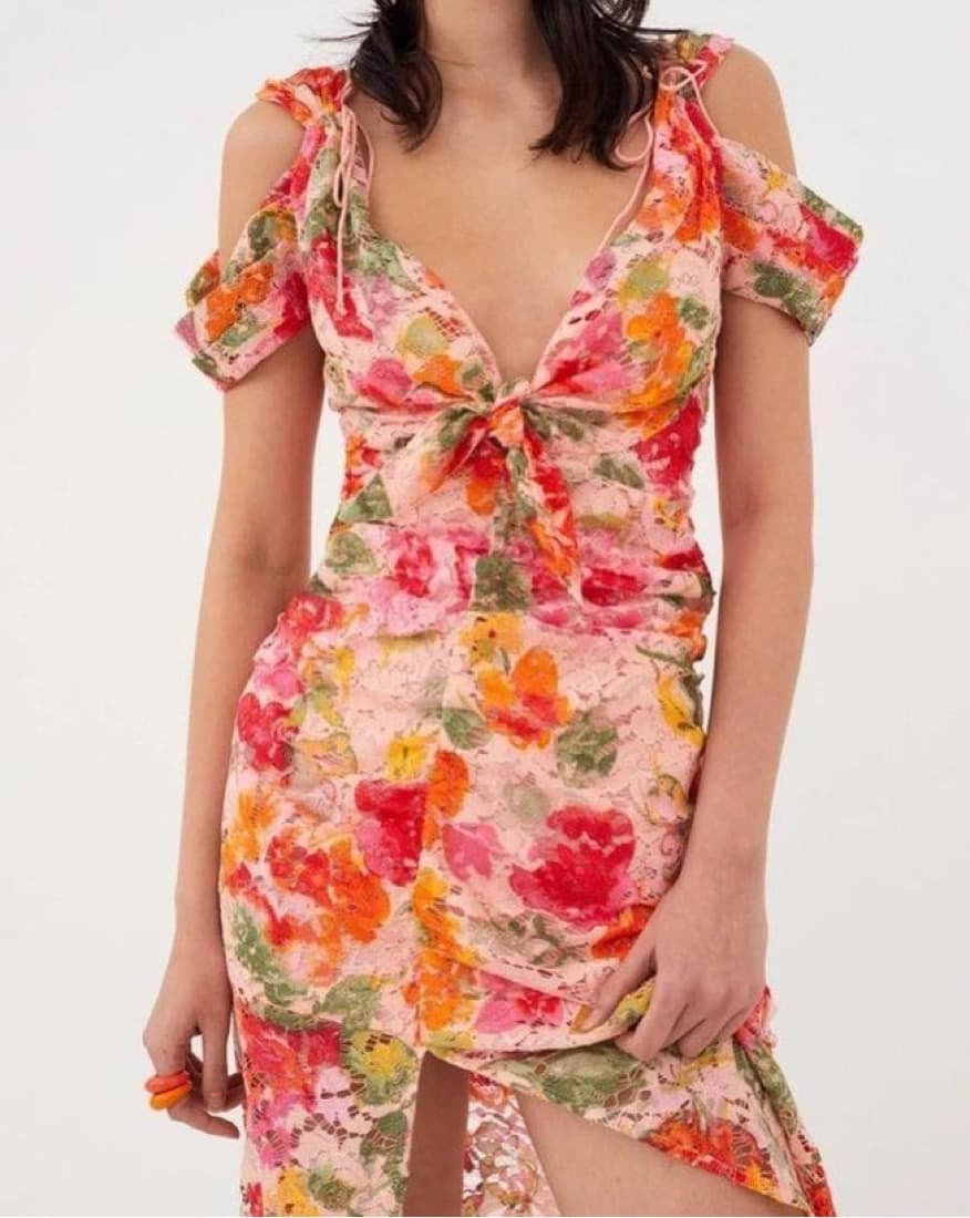 Vibrant Floral For Love And Lemons Dress - Image 2