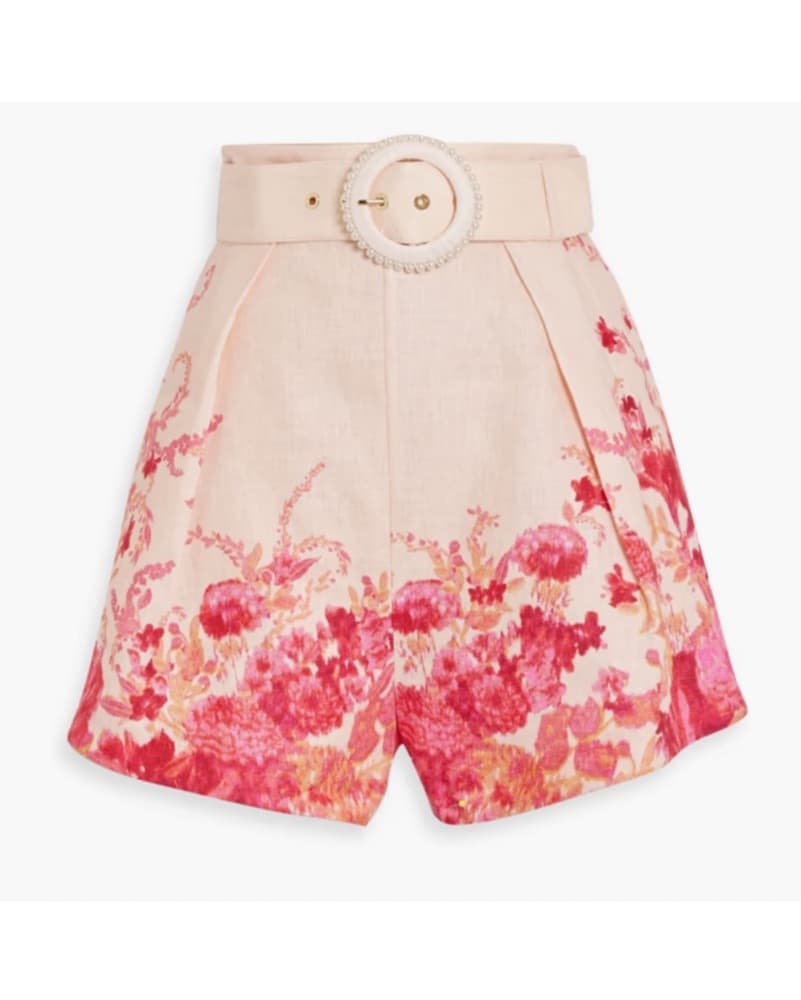 Vibrant Floral Mini Dress with Puff Sleeves - Image 1
