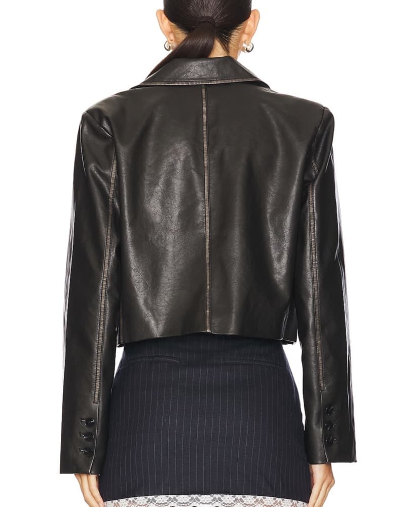 Blakely Faux Leather Jacket - Image 1