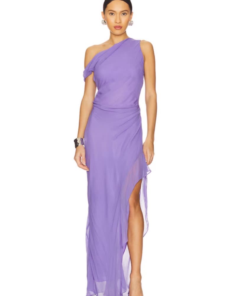 Bec + Bridge Maeva Maxi Dress in Grape - Image 1