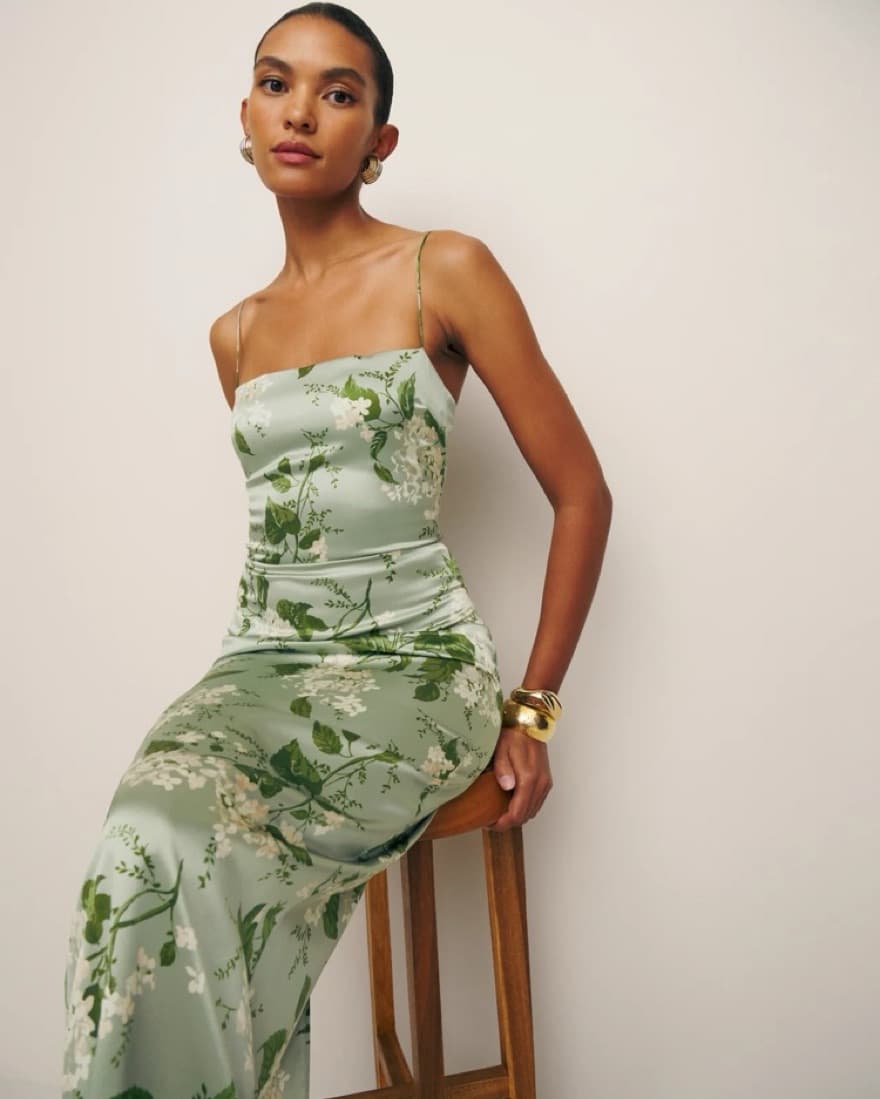 Frankie Silk Dress - Image 3