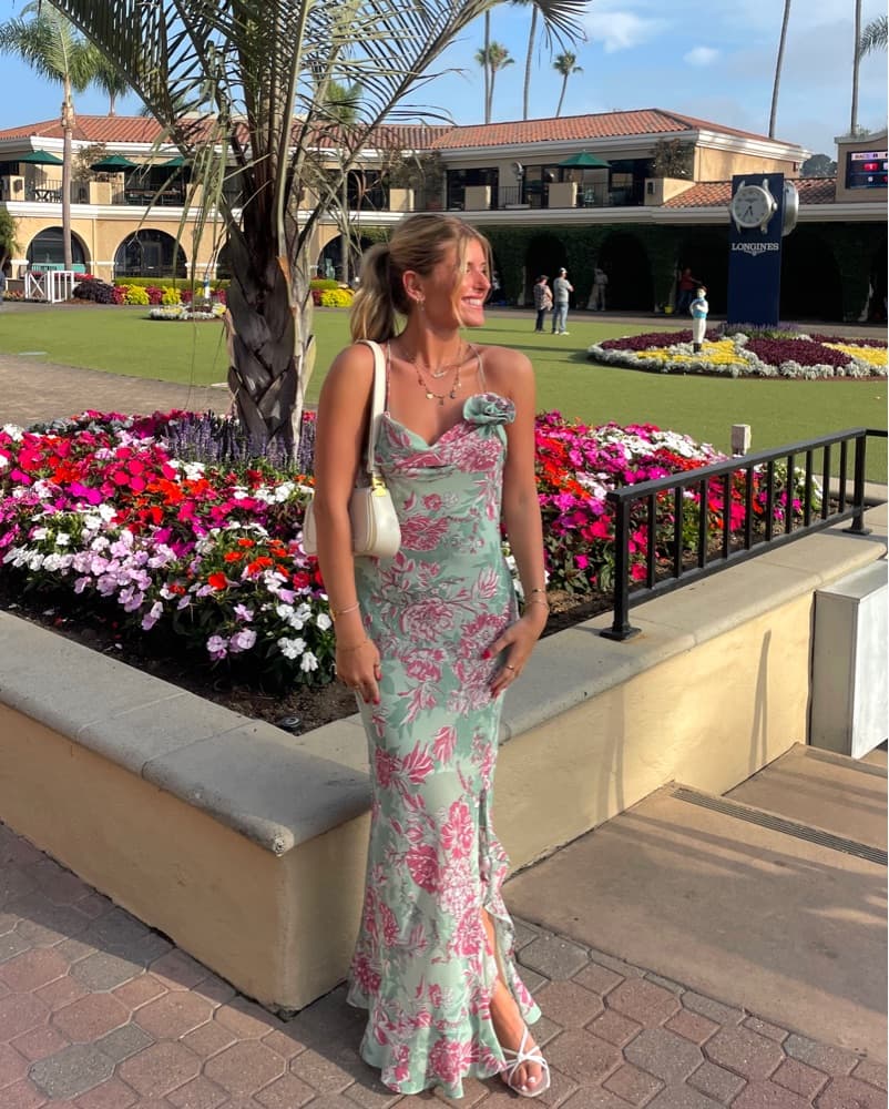 Floral Maxi Dress - Image 1