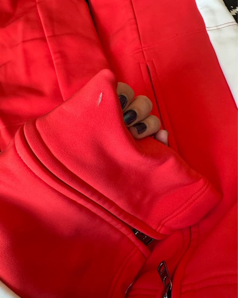 Bogner Talisha Ski Suit in red - Image 5