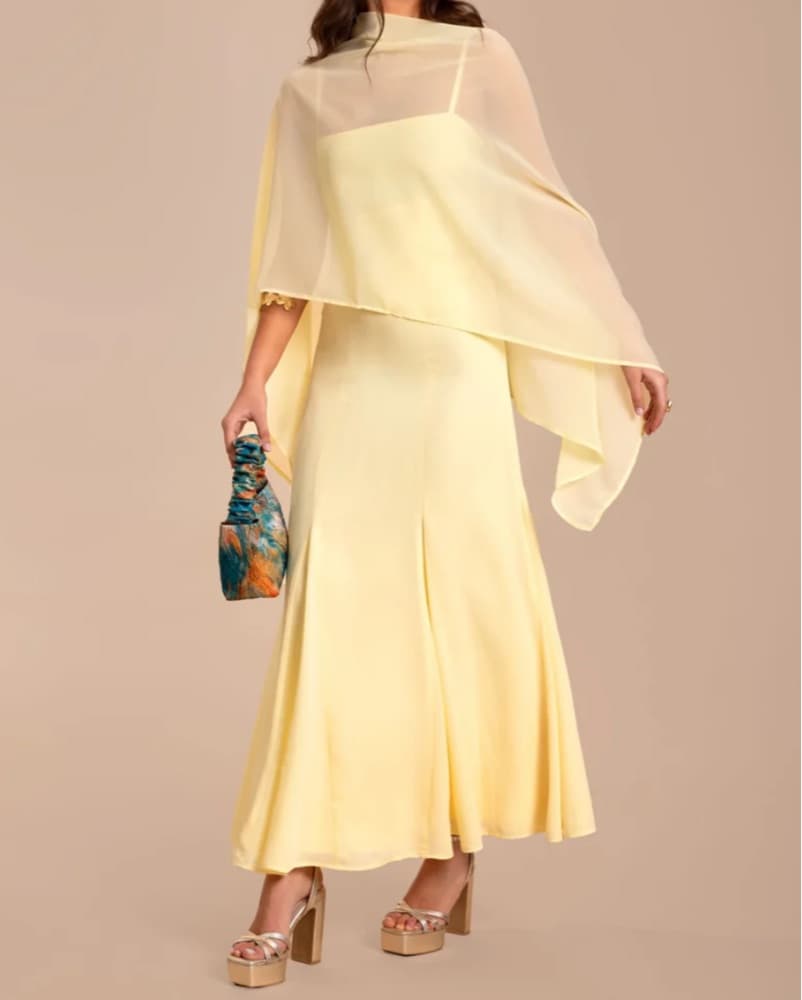 The Are Butter Yellow Carlotta Dress - Image 4