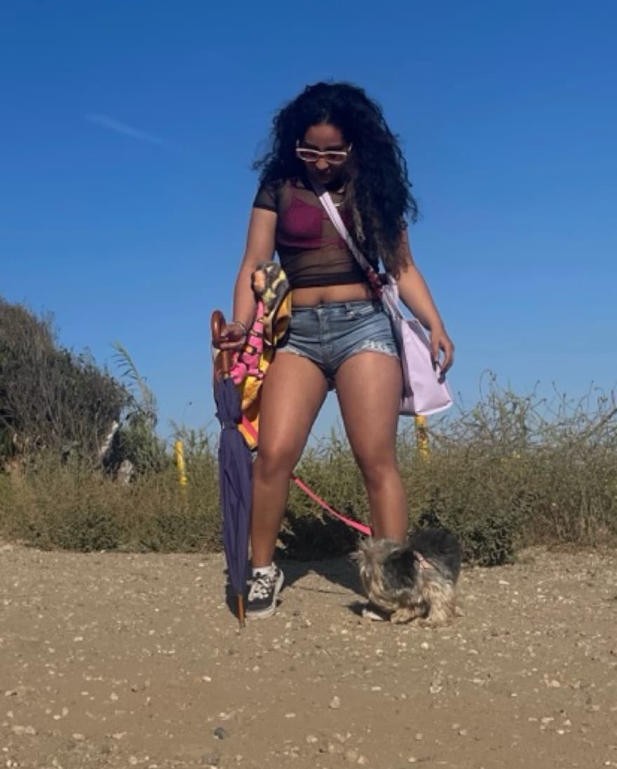 Mesh Crop Top - Image 1