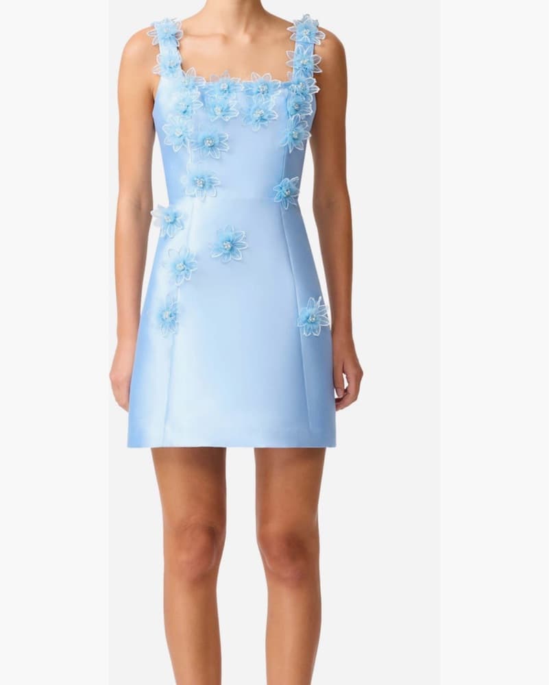 ELLIATT Floral Embellished Mini Dress - Image 4
