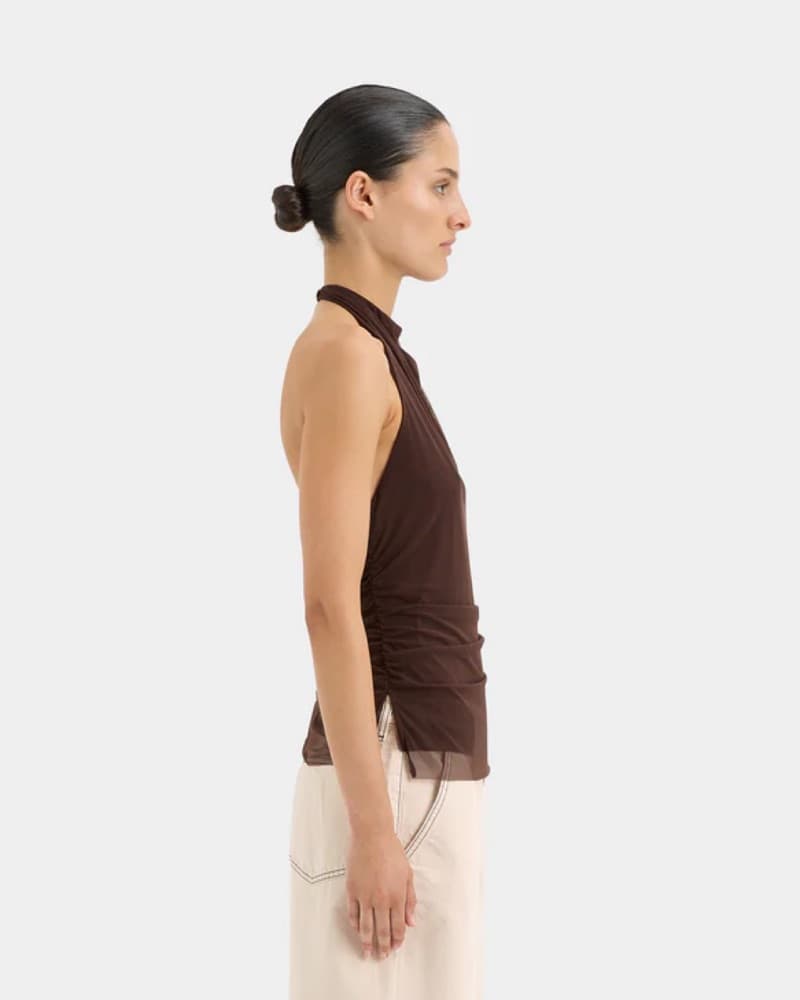 Sir The Label Jacques Mesh Halter Top - Image 2