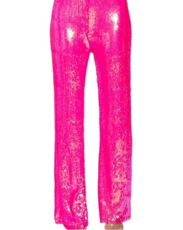 Pink Sequin Pants - Image 3