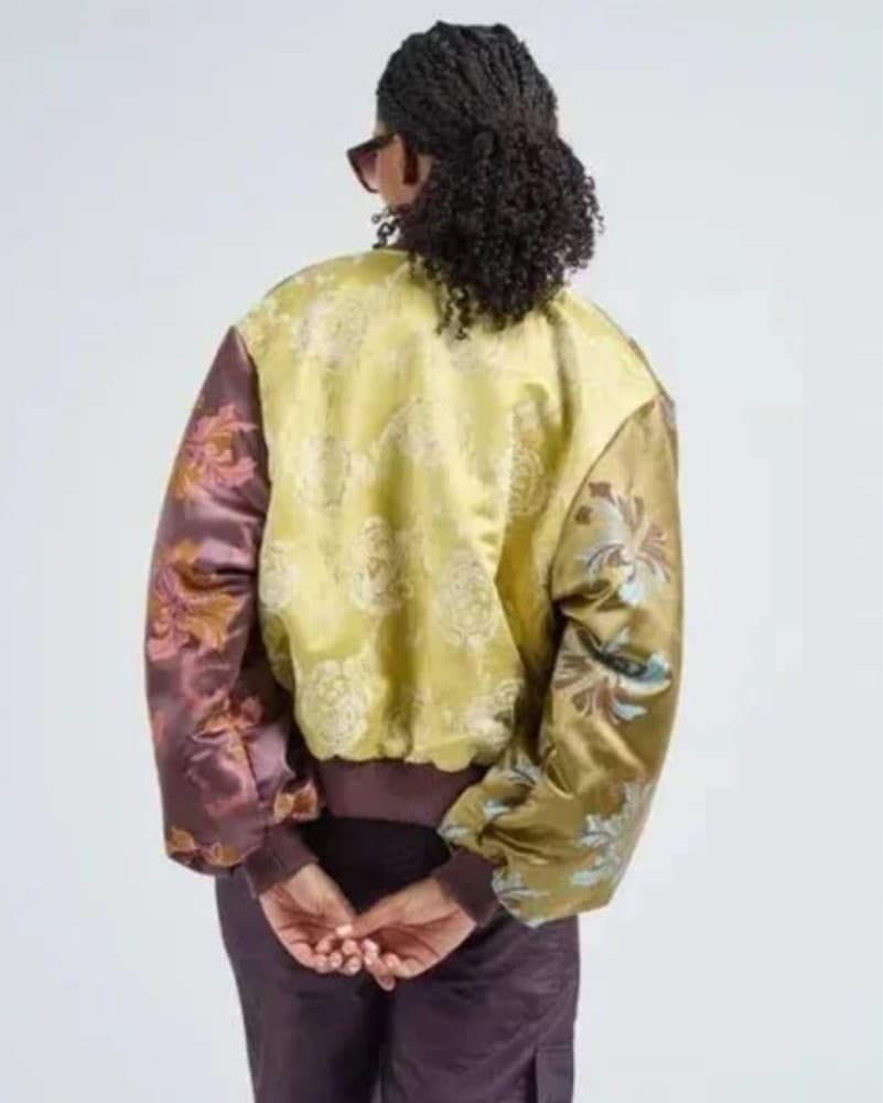 Alemais Adriana Jacquard Bomber Jacket - Image 2