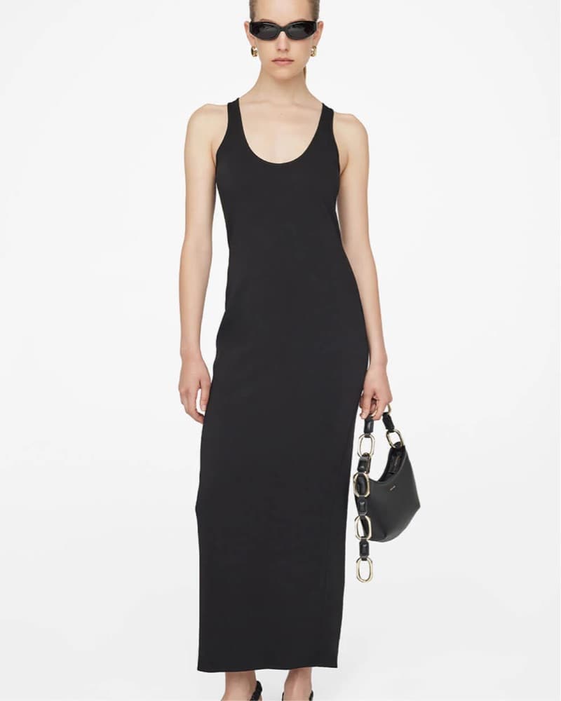 Anine Bing Racerback Tank Midi With  - Image 1