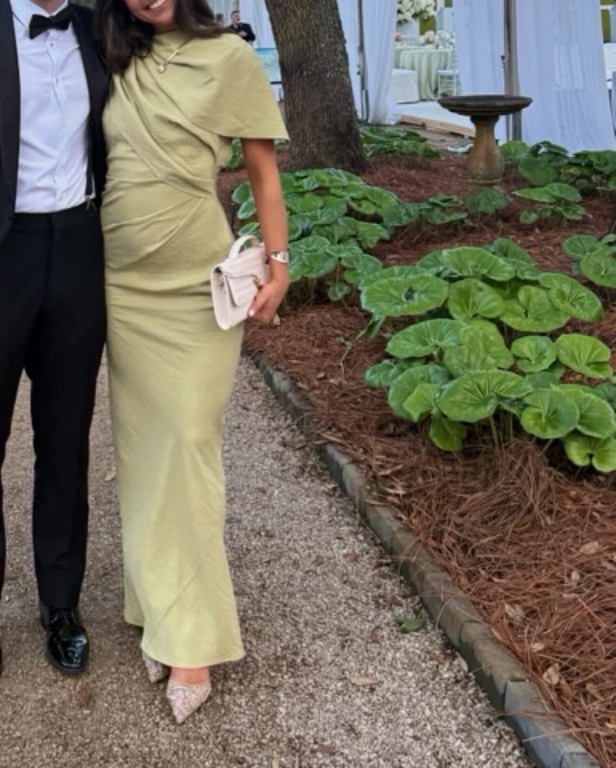 Green Drape Gown - Image 2