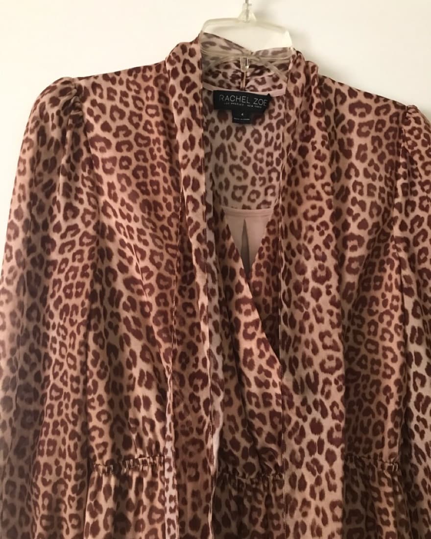 Rachel Zoe Leopard print Dress - Image 10