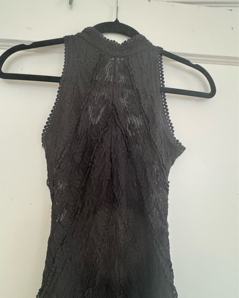 Charo Ruiz black Lace kivah Dress - Image 4