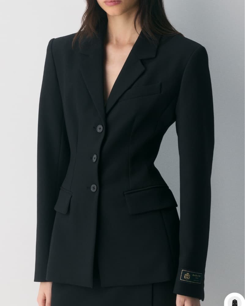 Aritzia Black Hourglass Blazer - Image 2