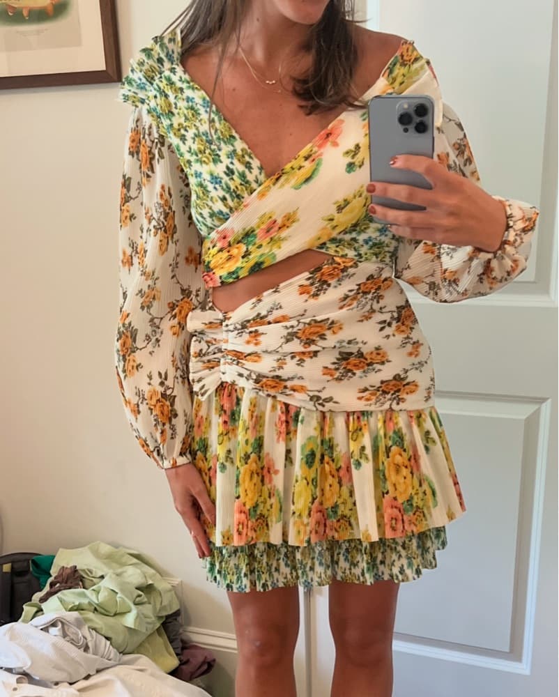 Zimmerman Golden Surfer Dress  - Image 3