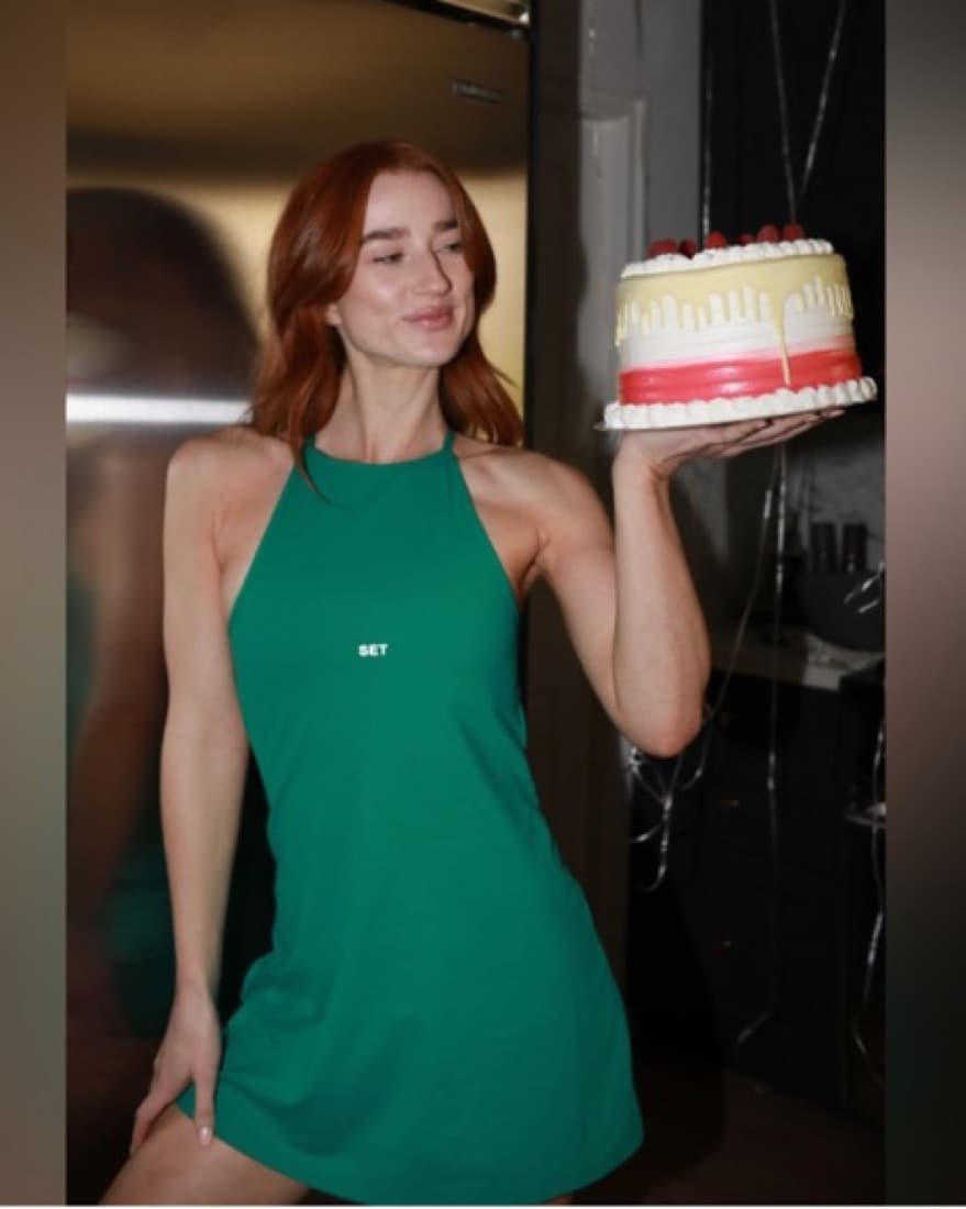Green Set Active Dress - Image 2
