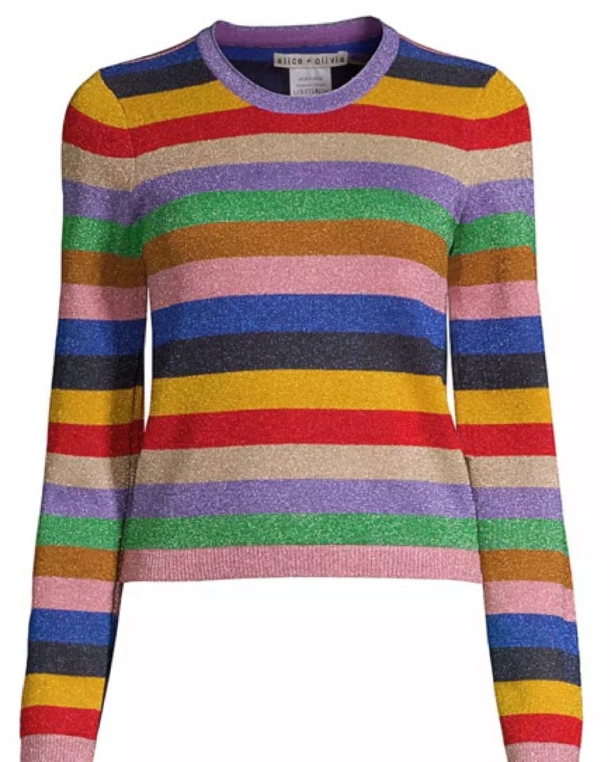 Alice And Olivia Sparkly Sweater  - Image 1