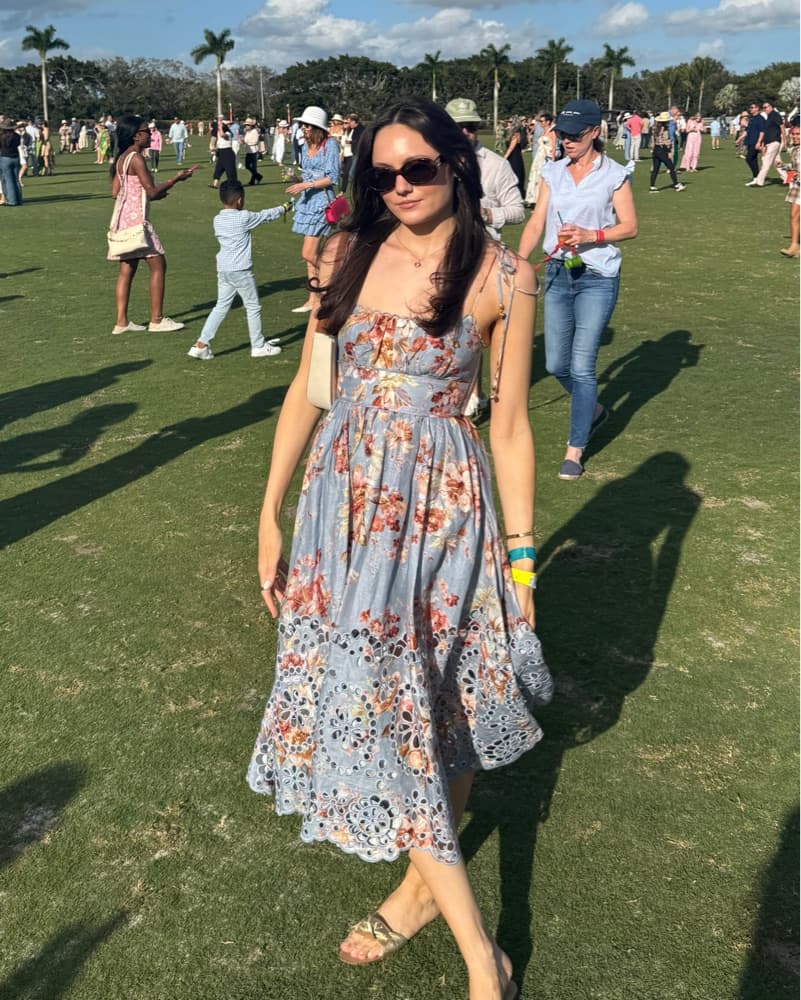 Zimmermann Floral Eyelet Midi Dress - Image 5