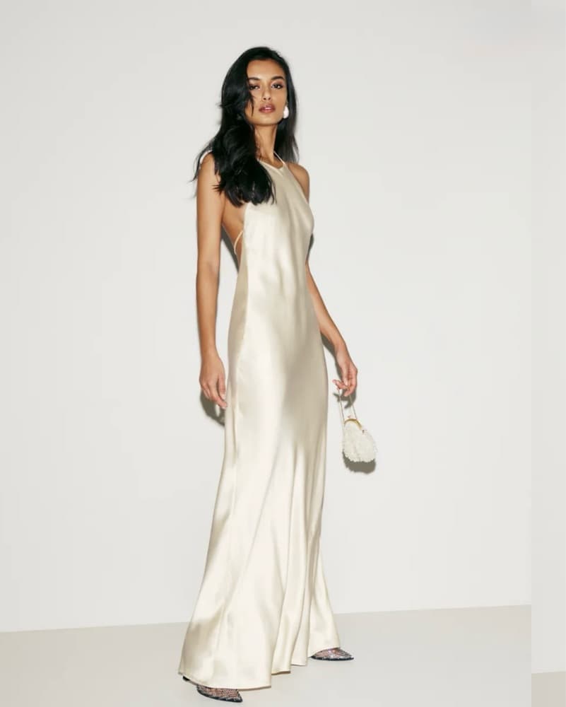 Reformation Jeany Silk Dress - Image 2